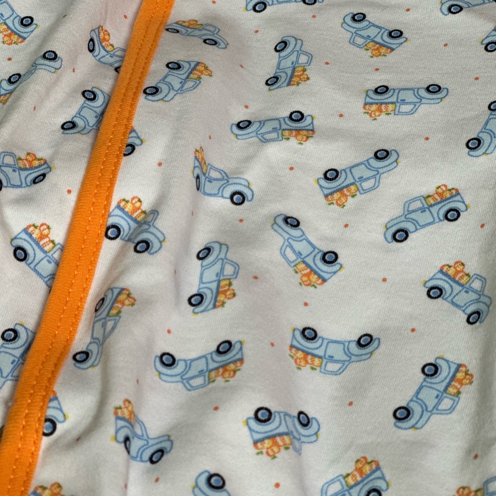 Trucks and pumpkins sleeper gown
